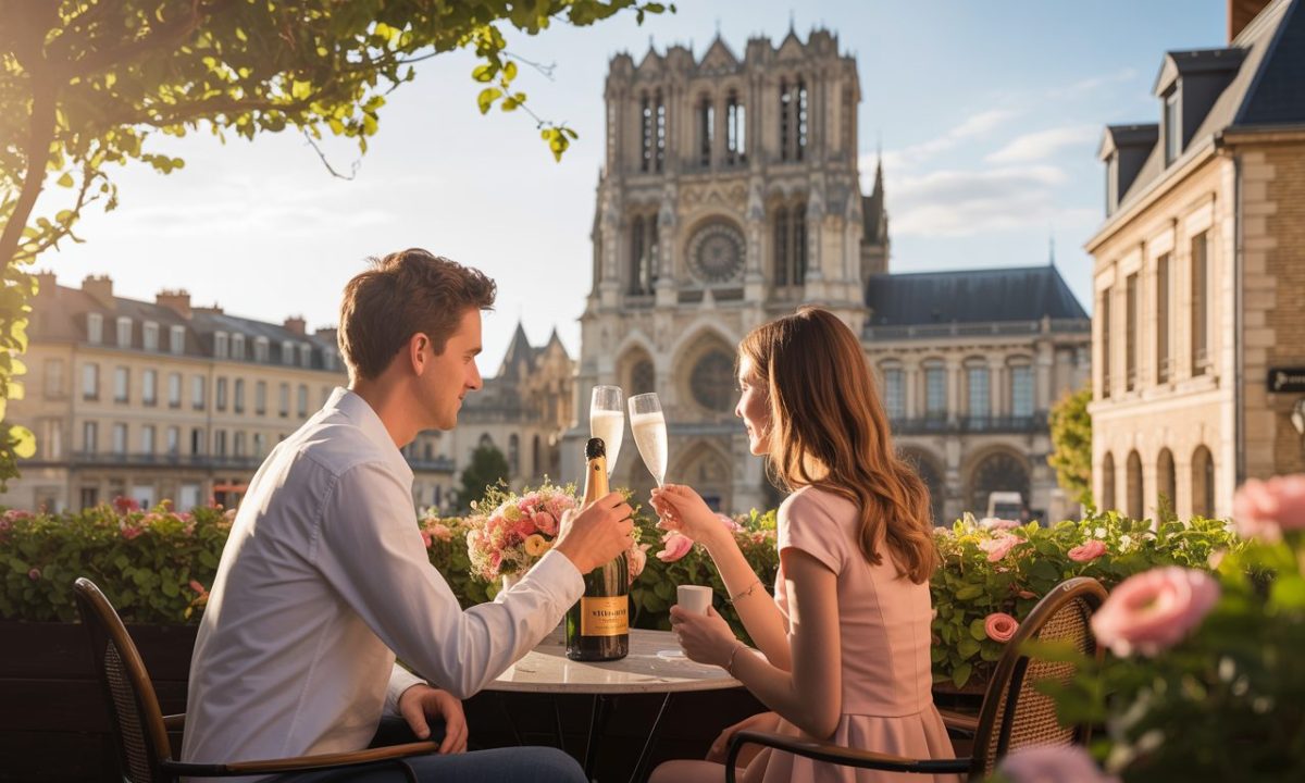vivez un week-end romantique à reims, cœur de la champagne. explorez les maisons de champagne, savourez des dégustations raffinées et profitez de balades pittoresques, tout en créant des souvenirs inoubliables en couple.