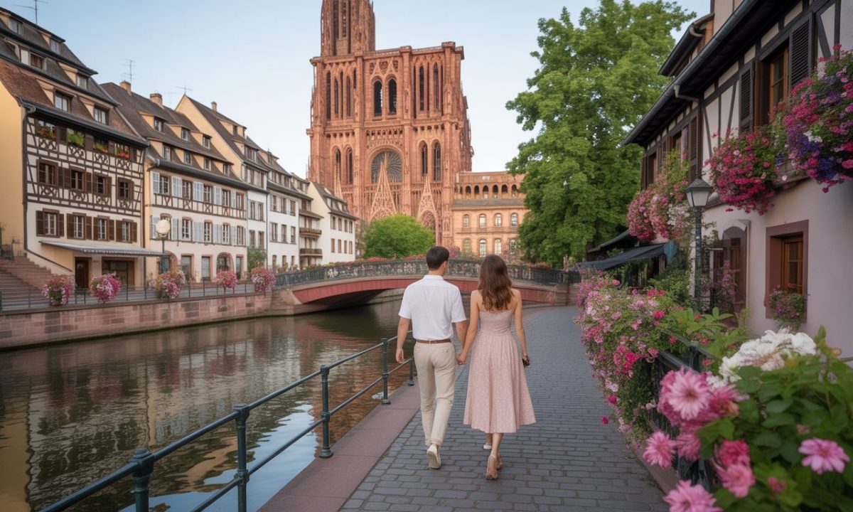 vivez un week-end inoubliable en couple à strasbourg, où le romantisme s'entrelace avec la beauté de l'alsace. explorez les canaux pittoresques, savourez des spécialités locales dans des restaurants chaleureux et perdez-vous dans l'atmosphère féerique de cette ville historique. offrez à votre partenaire une escapade amoureuse mémorable au cœur de l'alsace.