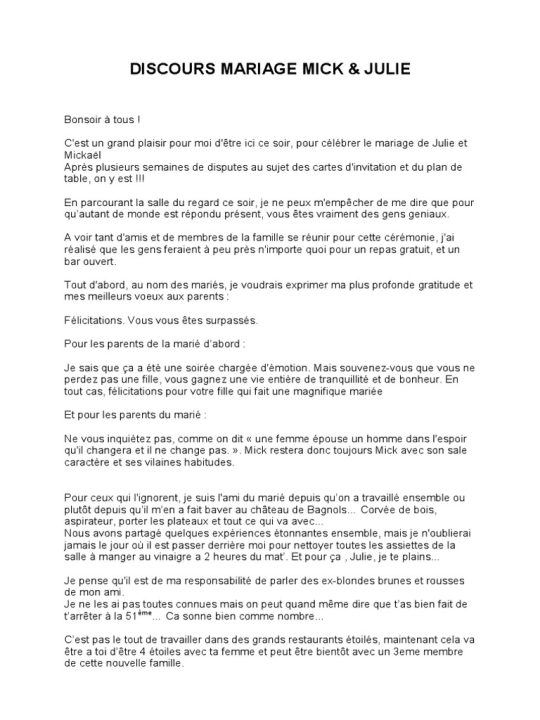 découvrez des modèles de discours de mariage avec des exemples inspirants et des conseils pratiques pour captiver vos invités et exprimer vos émotions avec élégance.