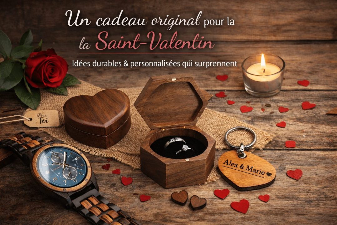 découvrez des idées cadeaux originales pour la saint-valentin, entre 30 et 100€, pour surprendre et faire plaisir à votre moitié.